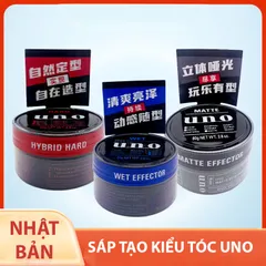 Sáp vuốt tóc UNO Matte Effector định hình, giữ nếp tóc Nhật Bản 80g