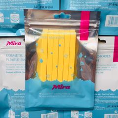 6 miếng bông rửa mặt bọt biển dạng nở Mira Pliable Smooth Hàn Quốc