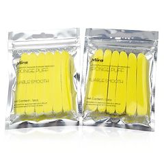 6 miếng bông rửa mặt bọt biển dạng nở Mira Pliable Smooth Hàn Quốc