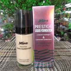 Kem nền mịn da chống nắng Mira Liquid Foundation No.21 (Da trắng) 30ml - Hàng chính hãng
