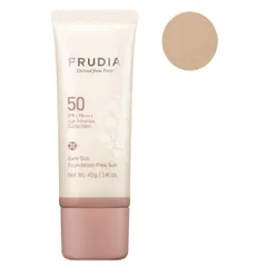 Kem chống nắng Frudia Confidence Hàn Quốc Che khuyết điểm, nám tàn nhang thay thế kem nền, sáng da 40g