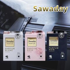 Sáp thơm khử mùi làm mát không khí ô tô Sawaday Parfum Noir Cao Cấp Nhật Bản 110g