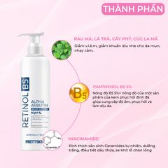 Sữa dưỡng thể Kích Trắng Ban Đêm Tái Tạo, Phục Hồi Làn Da Pretty Skin Retinol B5 Body Lotion 250ml