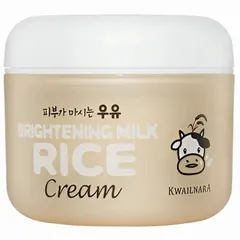 Kem sữa gạo Kwailnara Brightening Milk Rice Cream giúp mờ vết nám và làm đều màu da Hàn Quốc 100ml
