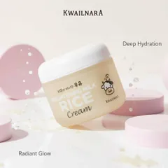 Kem sữa gạo Kwailnara Brightening Milk Rice Cream giúp mờ vết nám và làm đều màu da Hàn Quốc 100ml