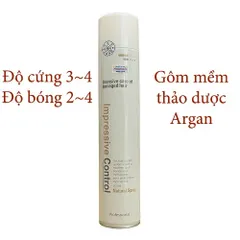 Gôm xịt tạo kiểu tóc xoăn, giữ nếp lâu và không bết dính Mugens Hard Spray Hàn Quốc 300ml