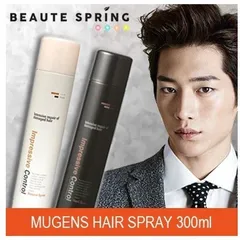 Gôm xịt tóc cứng tạo kiểu tóc xoăn bồng bềnh, không bết dính giữ nếp 8h Mugens Hàn Quốc 300ml