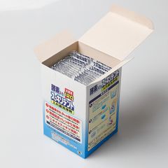 Hộp 120 viên vệ sinh hàm răng giả, khay niềng răng Nhật Bản