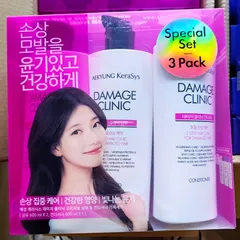 Dầu Gội/ Xả Ốc Sên Giúp Tóc Thơm và Mềm Mượt Kerasys Damage Clinic 600ml - Cải thiện tóc hiệu quả