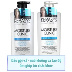 Dầu Gội/ Xả Ốc Sên Giúp Tóc Thơm và Mềm Mượt Kerasys Damage Clinic 600ml - Cải thiện tóc hiệu quả