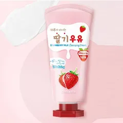 Sữa rửa mặt trái cây dưỡng ẩm và sạch sâu Welcos Kwailnara Milk Facial Cleansing Foam Hàn Quốc 120ml