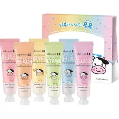 Kem dưỡng da tay và móng KWAILNARA Hàn Quốc cấp ẩm, dưỡng mềm da 30gr - Đào, Mật ong, Hyaluronic
