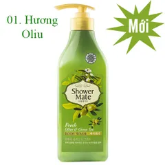 Sữa Tắm Tinh Chất Hoa Cúc Shower Mate Chamomile 550g (hương thơm nhẹ nhàng , thư thái)