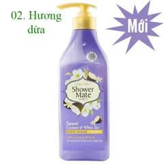 Sữa Tắm Tinh Chất Hoa Cúc Shower Mate Chamomile 550g (hương thơm nhẹ nhàng , thư thái)