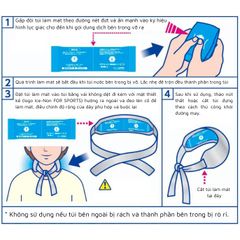 Khăn quàng cổ mát lạnh Hakugen Earth Sport Cool Nhật Bản 3 chiếc