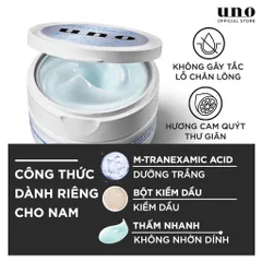 Kem dưỡng da Uno All In One Cream Perfection kiểm soát bã nhờn, chống lão hóa Nhật Bản 90g