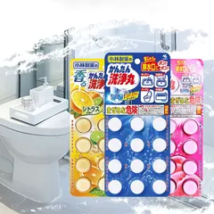 Viên nén sủi Kobayashi thông tắc đường ống, Toilet, bồn rửa Nhật Bản 12 Viên