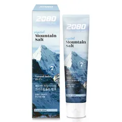 Kem đánh răng 2080 Pure Mountain Salt ngừa hôi miệng, sạch bờ nướu Hàn Quốc 125g