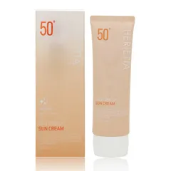 Kem chống nắng nâng tông, che khuyết điểm kiềm dầu Herietta UV System Skin Tone - Up Sun Cream Hàn Quôc 70ml