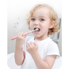 Bàn chải điện sóng âm cho bé Pororo Kids Hàn Quốc loại bỏ mảng bám trên răng hiệu quả