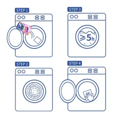 Bột tẩy vệ sinh lồng máy giặt Sandokkaebi Hàn Quốc 450g