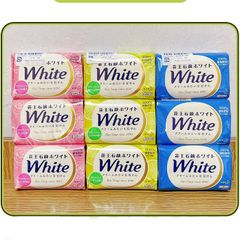 Combo 3 bánh xà phòng tắm trắng da KAO white Nhật Bản 3x130g