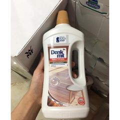 Nước lau sàn gỗ Denkmit Đức 1 lít sạch bóng, Đuổi côn trùng, Bảo vệ sàn gỗ bền đẹp