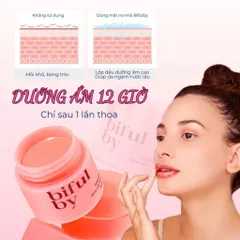 Mặt nạ ủ môi Biful by Hydrating Glow Lip Mask giúp môi căng mọng, chống nhăn thâm môi Hàn Quốc 10ml