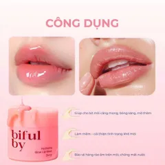 Mặt nạ ủ môi Biful by Hydrating Glow Lip Mask giúp môi căng mọng, chống nhăn thâm môi Hàn Quốc 10ml