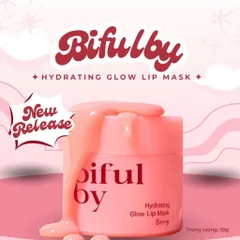 Mặt nạ ủ môi Biful by Hydrating Glow Lip Mask giúp môi căng mọng, chống nhăn thâm môi Hàn Quốc 10ml