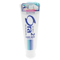 Kem đánh răng Ora2 Stripe Paste Nhật Bản 140g, Thơm miệng, ngừa sâu răng