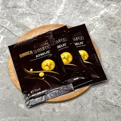 Combo 10 gói dầu gội gừng giảm ngứa đầu ATREUS Ginger Shampoo Thái Lan 15ml