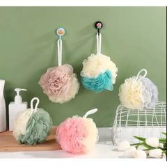 Combo 3 Bông Tắm Tròn  Lưới Mềm Mại, Kì Cọ Sạch Kem Tẩy Da Chết, Siêu Tạo Bọt
