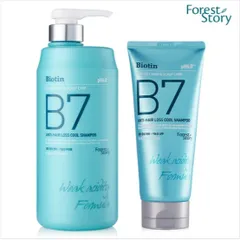 Dầu gội xả thảo dược bạc hà sạch da đầu giảm gàu, ngăn rụng tóc Biotin Anti- Hair Loss Cool Shampoo