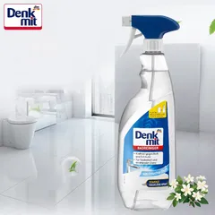Xịt tẩy cặn Canxi Lavabo vòi sen vách kính bồn tắm Denkmit Đức 1000ml
