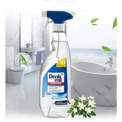 Xịt tẩy cặn Canxi Lavabo vòi sen vách kính bồn tắm Denkmit Đức 1000ml