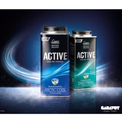 Phấn lạnh, Phấn Bột Cho Nam Snake Brand Active Power Giúp Khô Thoáng, Khử Mùi Mát Lạnh 140g