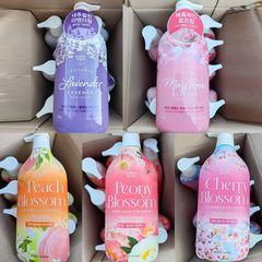 Sữa tắm nước hoa dưỡng trắng da, cấp ẩm Happy Body Wash Hàn Quốc 900g