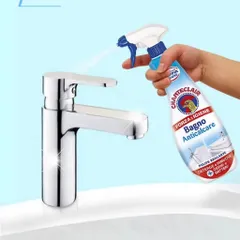 Xịt tẩy cặn canxi thiết bị phòng tắm đa năng Chanteclair Bagno Ý 625ml