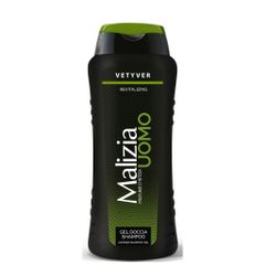 Dầu Gội Sữa Tắm Malizia Uomo hương thơm thể thao cho nam 2in1 Italy 250ml