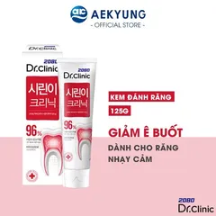 Kem Đánh Răng 2080 DR.CLINIC Đánh Bay Mảng Bám, Giảm Ê Buốt, Ngăn Ngừa Hơi Thở Có Mùi 125gr