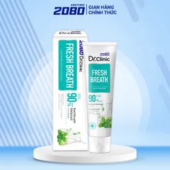 Kem Đánh Răng 2080 DR.CLINIC Đánh Bay Mảng Bám, Giảm Ê Buốt, Ngăn Ngừa Hơi Thở Có Mùi 125gr