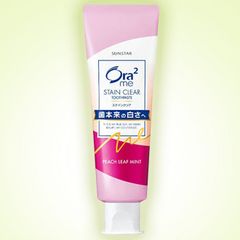 Kem đánh răng Ora2 me Stain Clear răng trắng bóng, hơi thở thơm mát / ngừa sâu răng Nhật Bản 140g