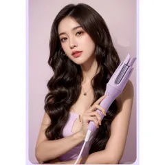 Máy uốn tóc làm xoăn tự động lớp phủ gốm sứ bảo vệ tóc khi tạo kiểu đường kính 32mm