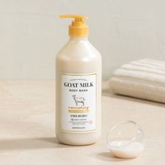 Sữa tắm sữa dê Shower Mate Goat Milk Hàn Quốc dưỡng ẩm, dưỡng trắng kháng khuẩn 800ml