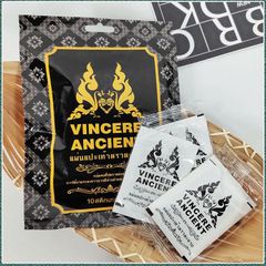 Miếng dán thải độc bàn chân Thái Lan VINCERE ANCIENT Foot - 1 túi 10 gói