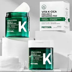 Toner Pad Vita K-Cica Peeling & Repairing Pad Pretty Skin Hàn Quốc 80 miếng
