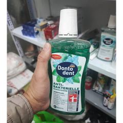 Nước súc miệng Dontodent  thơm miệng, diệt khuẩn Đức 500ml