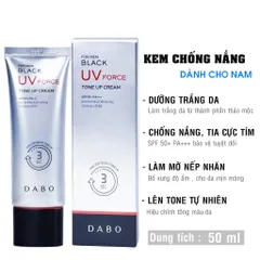 Sữa rửa mặt nam thải độc, khử nhờn, dưỡng ẩm Dabo Black Fore Hydration Hàn Quốc 120ml