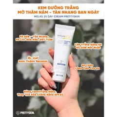 Kem dưỡng ban ngày trắng da, mờ thâm nám, tàn nhang Pretty Skin Melas 2X Day Cream 50ml